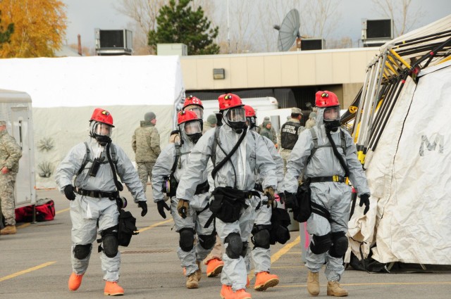 Homeland Response Force trains in Cheektowaga NY