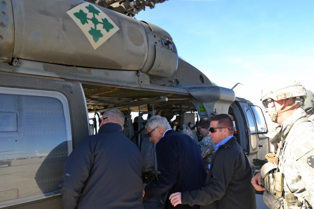 4th CAB escorts United States Secretary of Defense