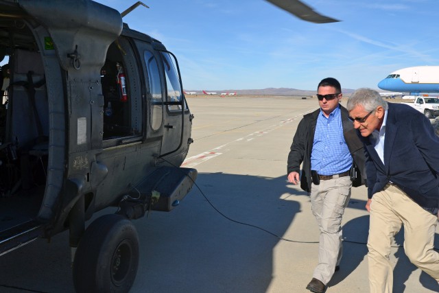 4th CAB escorts United States Secretary of Defense