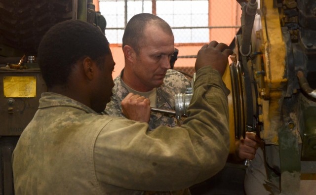 Arrowhead mechanics keep trucks rolling, cannons firing