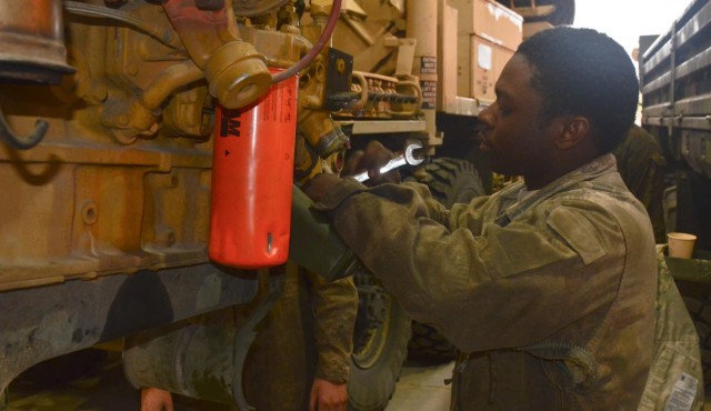 Arrowhead mechanics keep trucks rolling, cannons firing