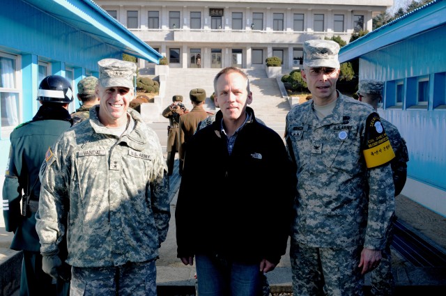 Undersecretary of the Army, Honorable Brad R. Carson visits Panmunjeom