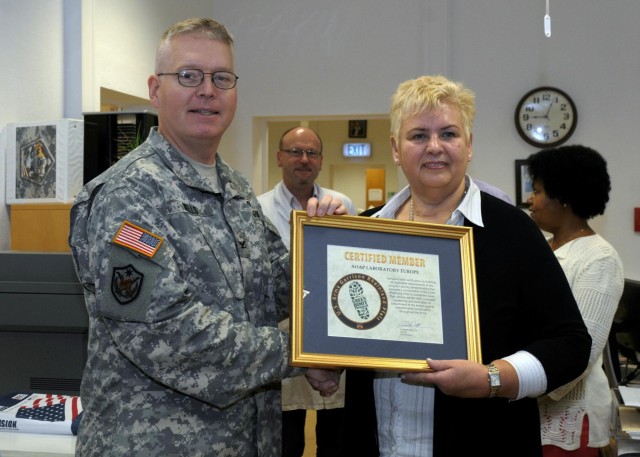 AOAP Lab receives coveted Green Boot certification