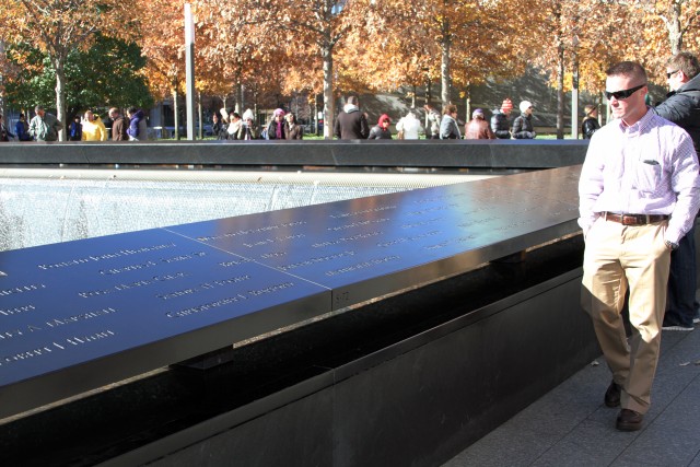 APG Soldiers visit 9/11 memorial 
