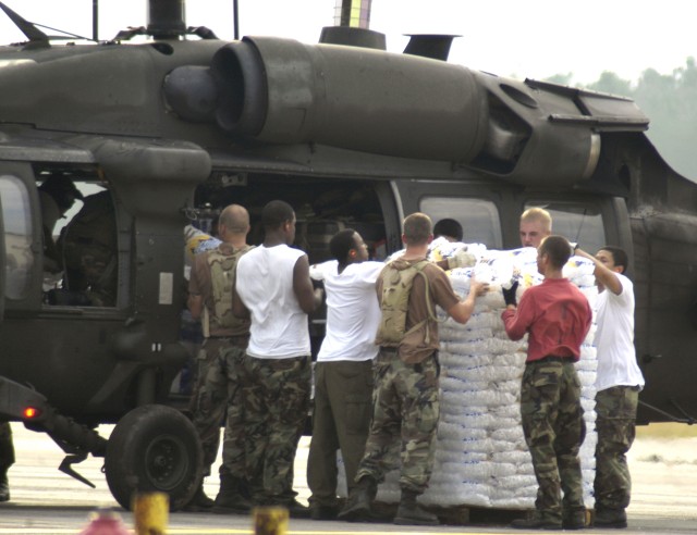 Hurricane relief supplies