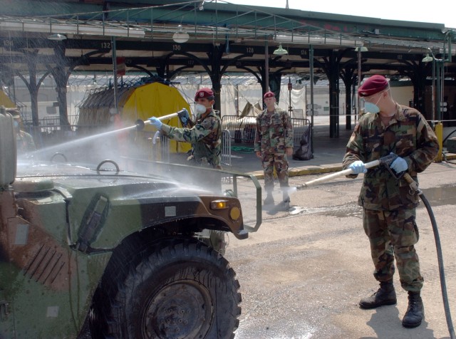 Task Force All American Decontamination site