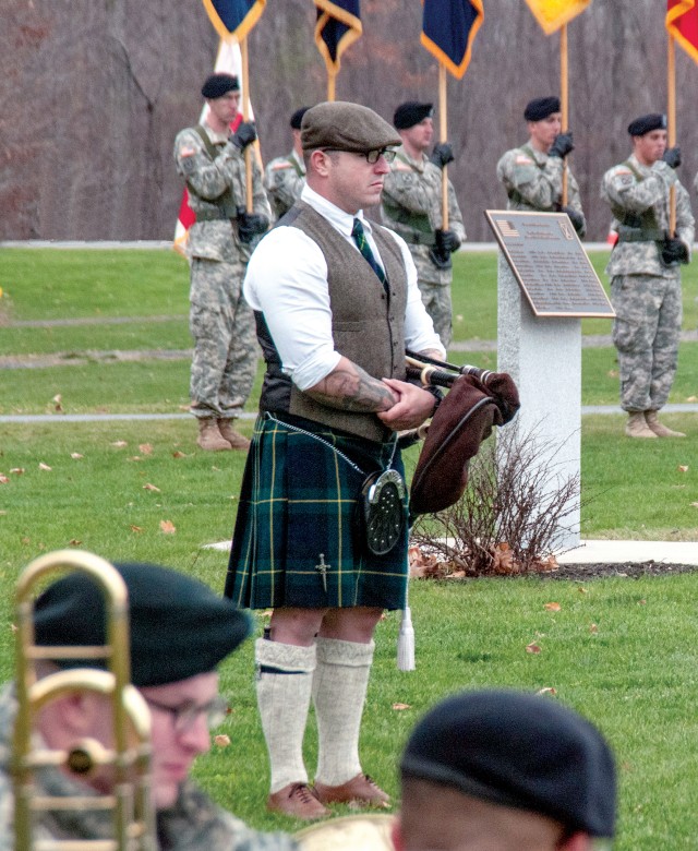 Brian Rawlins bagpiper Fort Drum