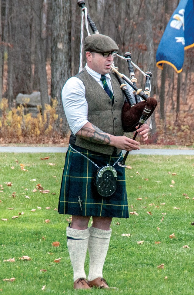 Brian Rawlins bagpiper Fort Drum