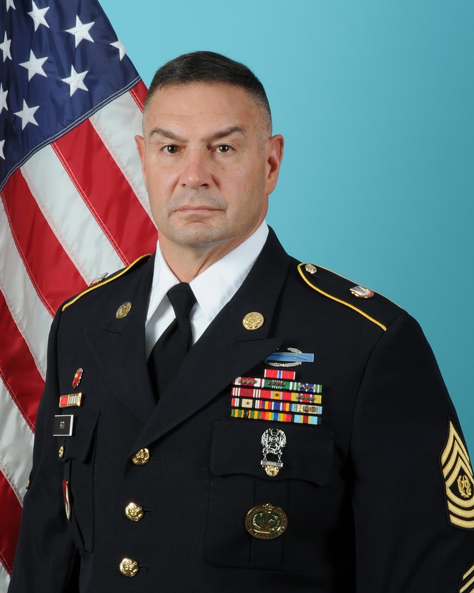 Command Sgt. Maj. Robert J. Riti Article The United States Army