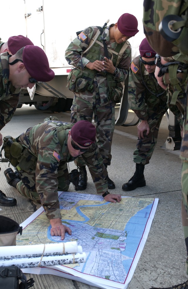 Hurricane Katrina relief effort.