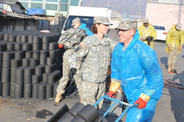 Thunder Soldiers heat houses with warm hearts