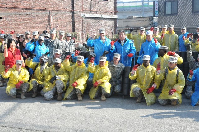 Thunder Soldiers heat houses with warm hearts