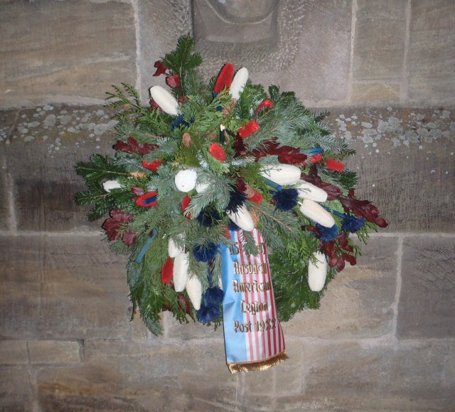 Wreath at Volkstrauertag Ansbach