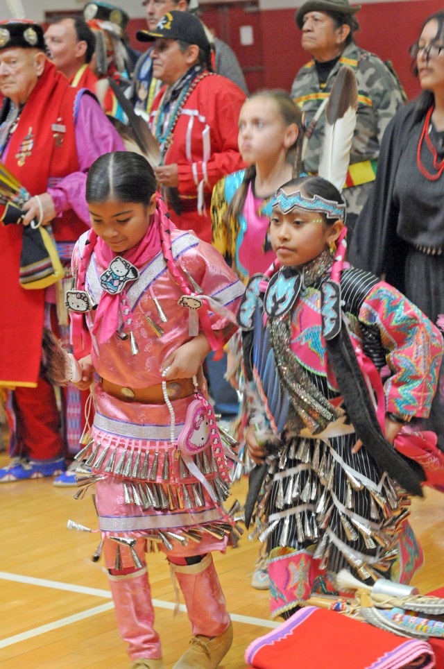 Jingle dancers.