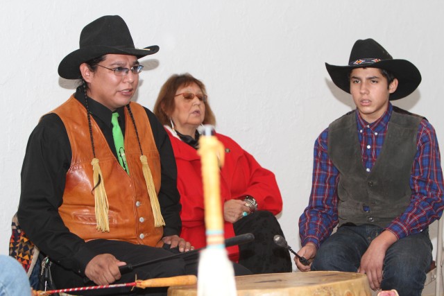 Pow wow drummers