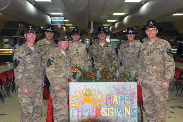 TAAC-S and 1st Cavalry Division host Thanksgiving celebration