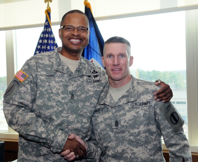 Future sergeant major of the Army visits AMC