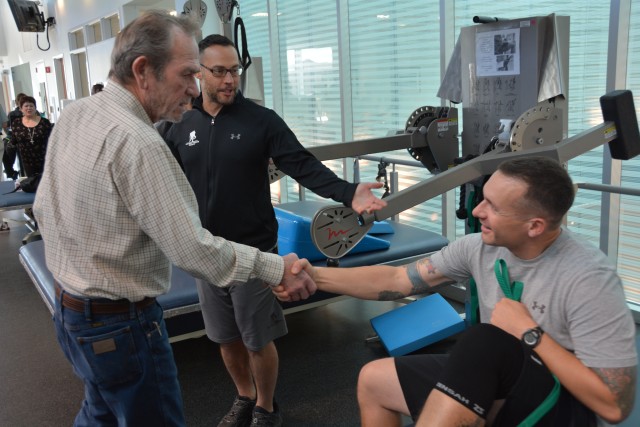 Tommy Lee Jones with CFI patient