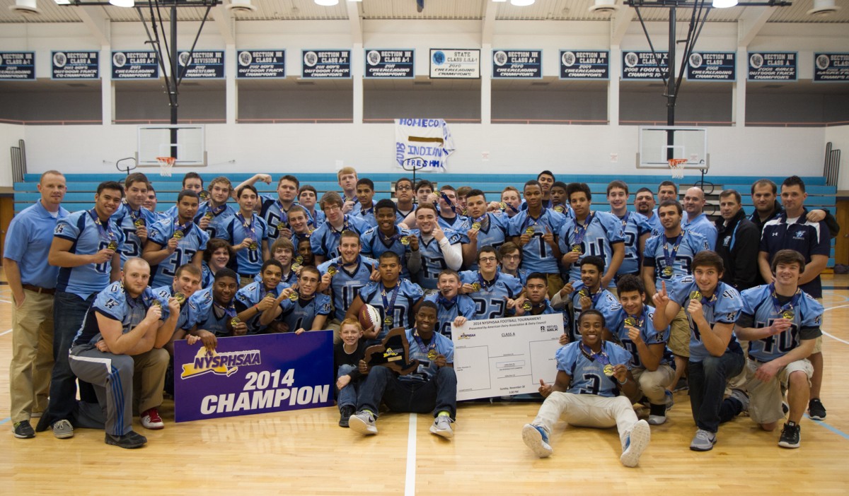 Indian River High School celebrates first state football championship