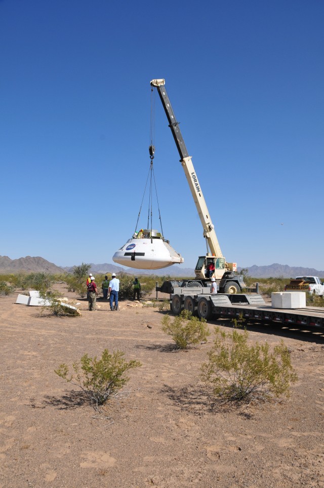 Orion capsule to take first flight with YPG-tested parachutes
