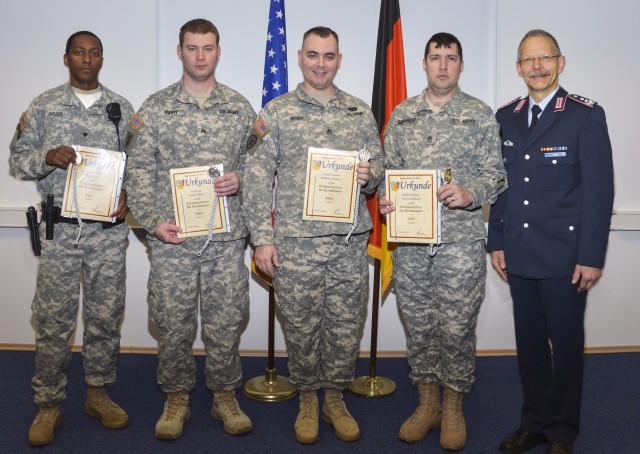 American soldiers earn German marksmanship awards