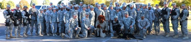 Crossing The Line: 93rd Military Police Battalion hold "Thin Blue Line" Ceremony