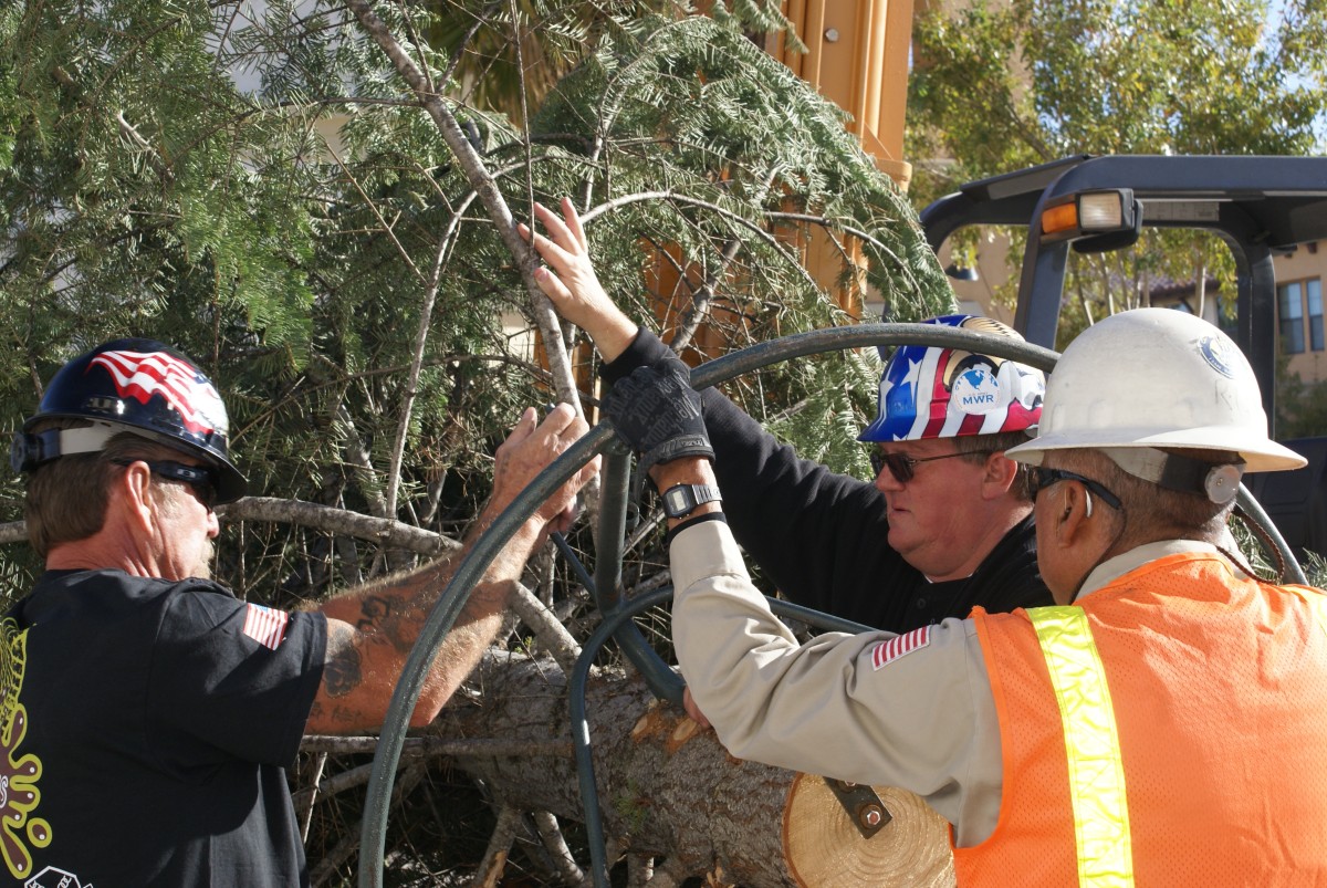 How to get a 25foot Christmas tree to stand proud Article The United States Army