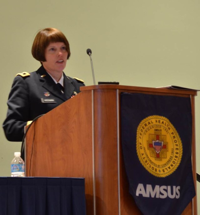 Maj. Gen. Jimmie Keenan at AMSUS