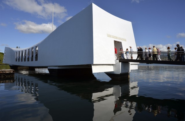 Services Come Together in a Joint Commemoration Ceremony, for 73rd Anniversary of Pearl Harbor 