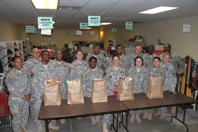 1st TSC Chaplain's Office makes a difference in local community