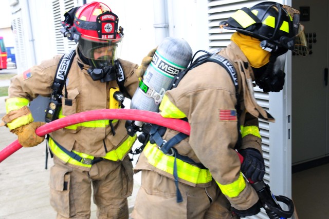 Disaster simulation exercise works on teamwork at  Mihail Kogalniceanu Air Base