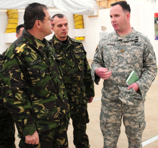Romanian Chief of Host Nation Support Section visits MK