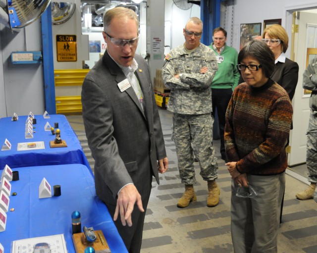 Army senior leader visit highlights ammo plant's capabilities