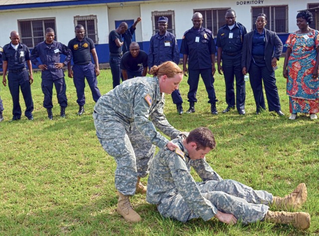 CLS demonstration in Liberia