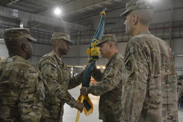Change of Command begins new organizational structure for AMC elements in Afghanistan