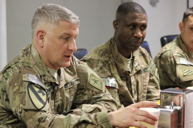 Chandler addresses Soldiers' drawdown concerns in final visit to Afghanistan as SMA