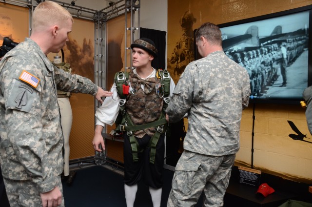 Celtics' mascot 'charms' Natick Soldier Systems Center