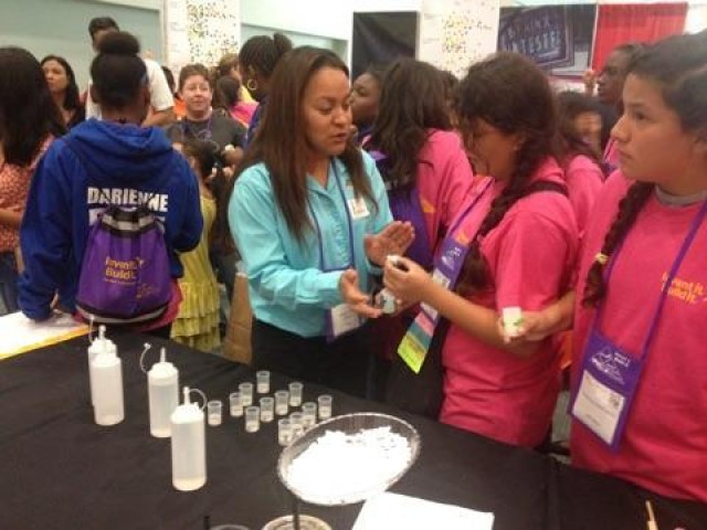 ATEC conducts workshops at outreach event dedicated to encouraging women in STEM