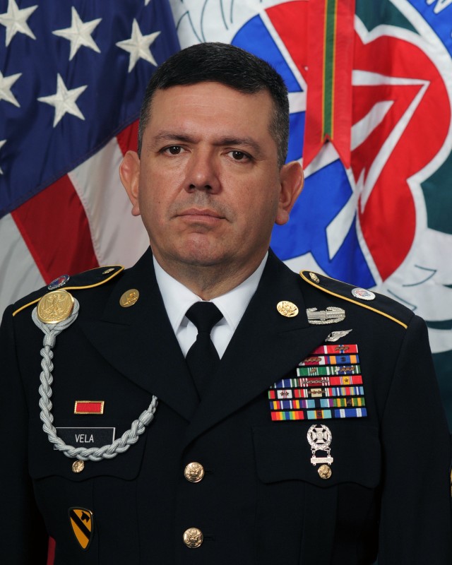 Command Sergeant Major Glen Vela