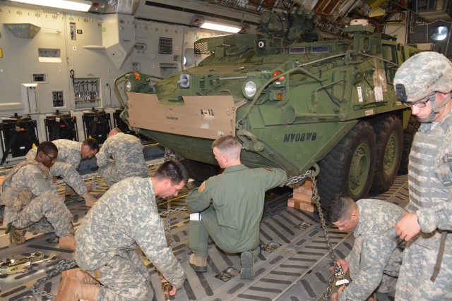 Load out and fly away; validation exercise