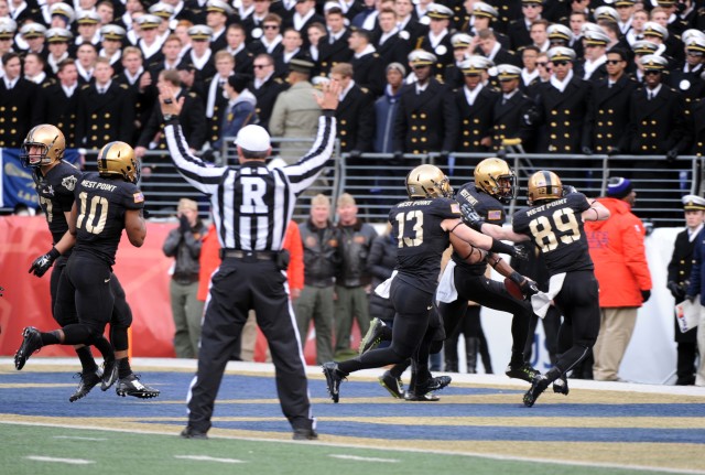 Army touchdown