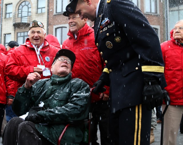 USAREUR leaders visit, pay tribute to Battle of the Bulge commemoration sites