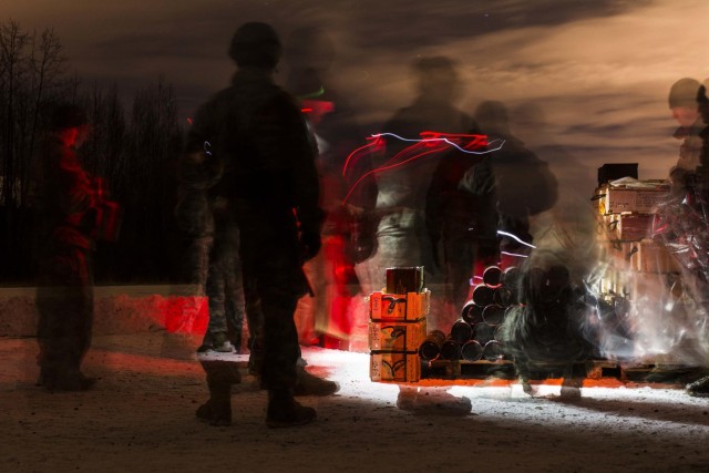 Prepping artillery rounds