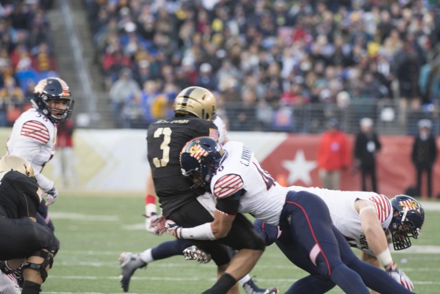 Navy rolls to 13th straight win over Army