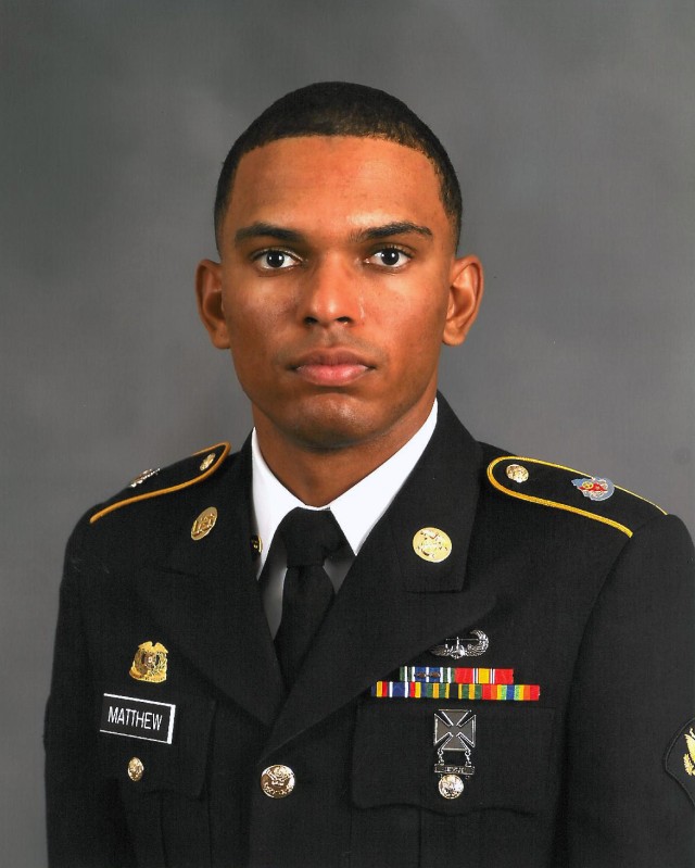 Spc. Curtis Matthew