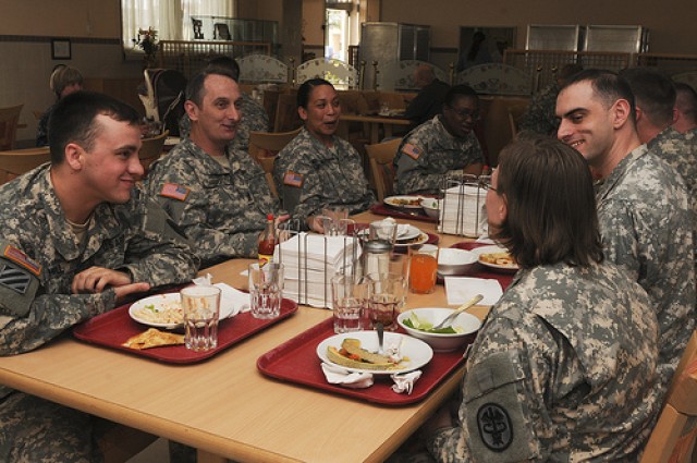 Command Sgt. Maj. David Davenport visits Soldiers in Italy