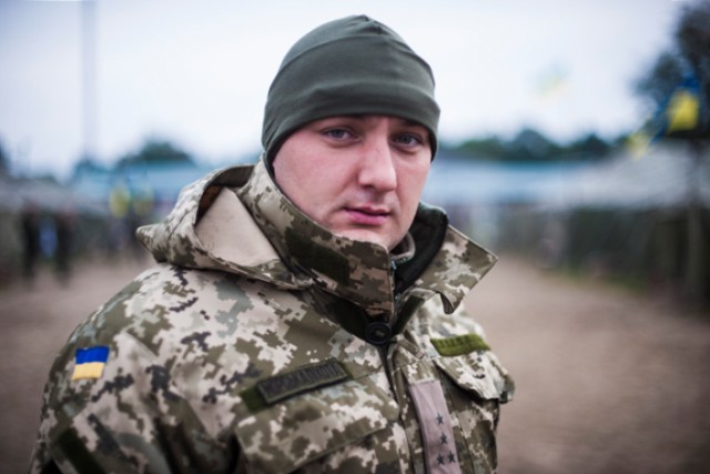 Lt. Yevgen Zabrodsky, Ukraine Marine Officer