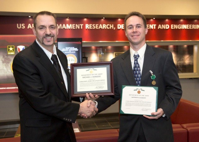 Picatinny employees receive civilian service awards