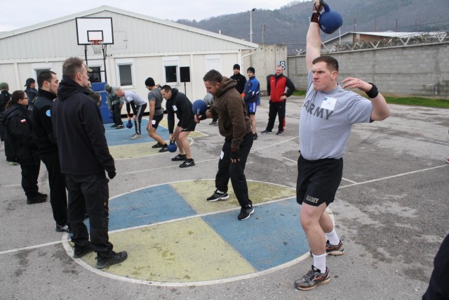 Multinational Soldiers participate in EULEX Olympics