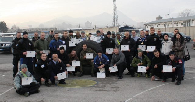 Multinational Soldiers participate in EULEX Olympics